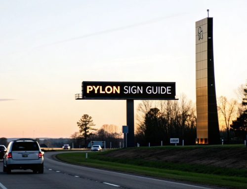 what is a pylon sign: Boost Visibility and Traffic